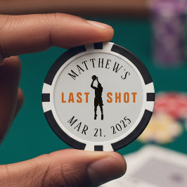 Basketball Bachelor Party Last Shot Pokerchips