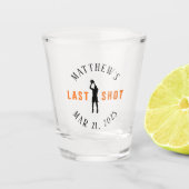 Basketball Bachelor Party Last Shot Schnapsglas (Vorderseite)