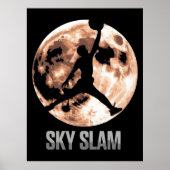 Basketball Back To The Moon 2026 Epic Design Poster (Vorne)