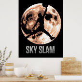 Basketball Back To The Moon 2026 Epic Design Poster (Küche)