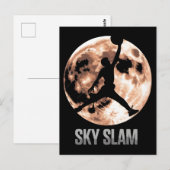 Basketball Back To The Moon 2026 Epic Design Postkarte (Vorne/Hinten)