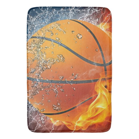 Basketball Badematte (Vorderseite Vertikal)