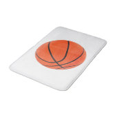 Basketball Badematte (Schrägansicht)