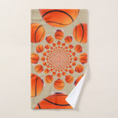 Basketball Badhandtuch Set (Handtuch)