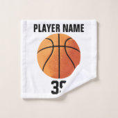 Basketball Badhandtuch Set (Waschlappen)