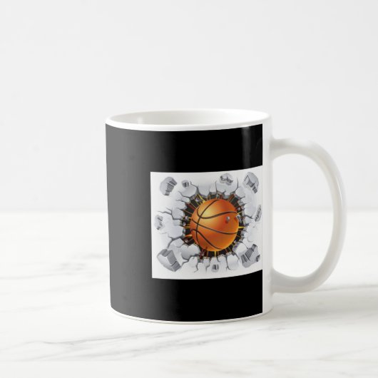 Basketball-Ball 1 Kaffeetasse (Rechts)