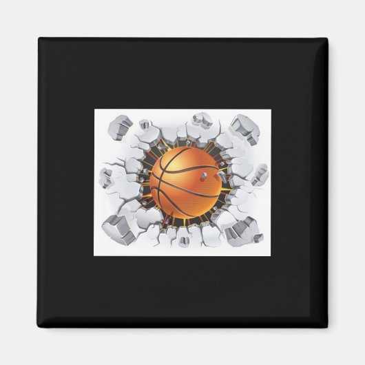 Basketball-Ball 1 Magnet (Vorne)
