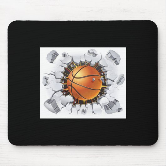 Basketball-Ball 1 Mousepad (Vorne)