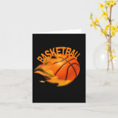 Basketball-Ball 2 Karte (Gelbe Blume)