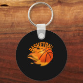 Basketball-Ball 2 Schlüsselanhänger (Vorderseite)