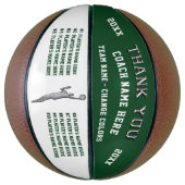 Basketball Ball, Basketball-Trainergeschenke (Vertikal)