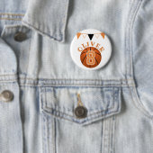 Basketball Ball Bunting Flags Kindergeburtstag Button (Beispiel)