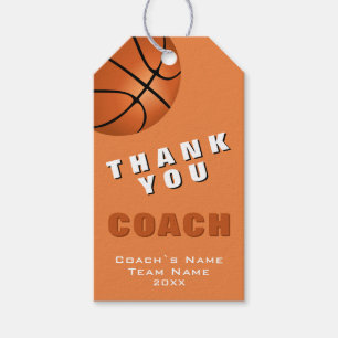 Basketball Ball Danke, Coach Geschenkanhänger