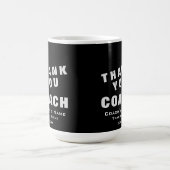 Basketball Ball Danke Trainer Kaffeetasse (Mittel)