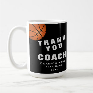 Basketball Ball Danke Trainer Kaffeetasse