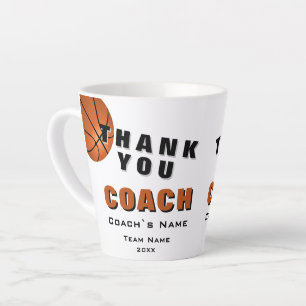 Basketball Ball Danke Trainer  Milchtasse