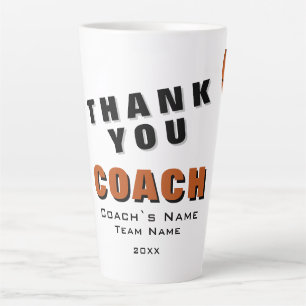 Basketball Ball Danke Trainer  Milchtasse