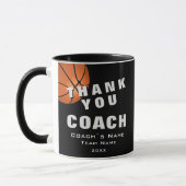 Basketball Ball Danke Trainer Tasse (Links)