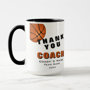 Basketball Ball Danke Trainer Tasse