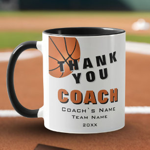 Basketball Ball Danke Trainer Tasse