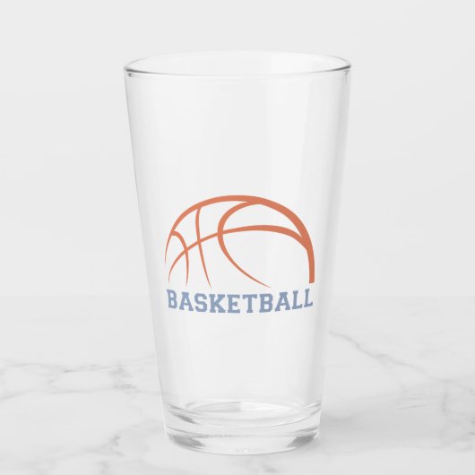 Basketball Ball Design für Reisebusse Glas (Vorderseite)