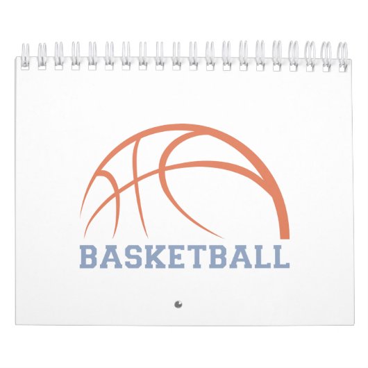 Basketball Ball Design für Reisebusse Kalender (Titelbild)