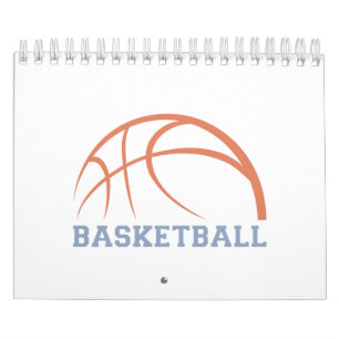 Basketball Ball Design für Reisebusse Kalender