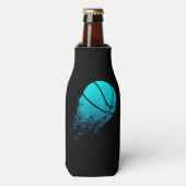 Basketball Ball Fan Baller Sport Flaschenkühler (Flaschenvorderseite)