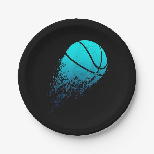 Basketball Ball Fan Baller Sport Pappteller (Vorderseite)
