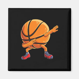 Basketball Ball Fun Boys Dabbing Frauen Sport Magnet