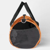 Basketball Ball Fun Sports Player Name Nummer Duffle Bag (Rechts)