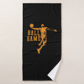 Basketball "Ball Game" Badehandtuch (Badehandtuch)