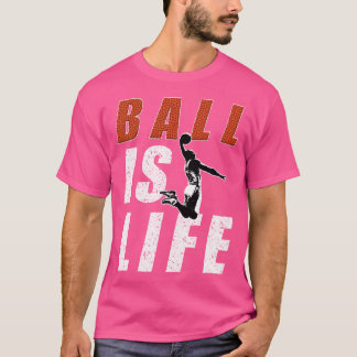 Basketball-Ball ist Lebensballedesign T-Shirt