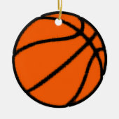 Basketball (Ball) Keramikornament (Vorne)