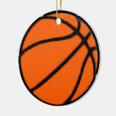 Basketball (Ball) Keramikornament (Links)