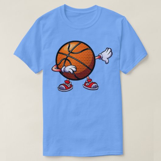 Basketball Ball Kids Boys Dab Dab Tanz 2 T-Shirt (Design vorne)