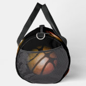 Basketball Ball Metallic Spielernummer Duffle Bag (Rechts)