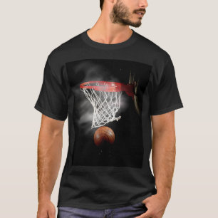 Basketball-Ball & Net T-Shirt