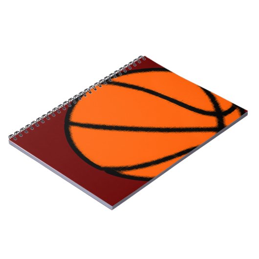 Basketball (Ball) Notizblock (Linke Seite)