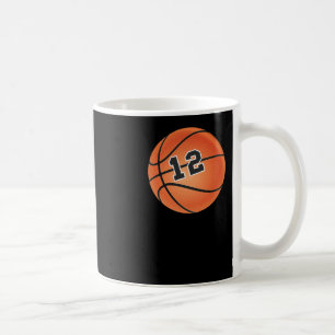 Basketball-Ball Nummer 12 Kaffeetasse