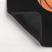 Basketball-Ball Nummer 12 Mousepad (Ecke)