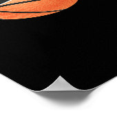 Basketball-Ball Nummer 79 Poster (Ecke)