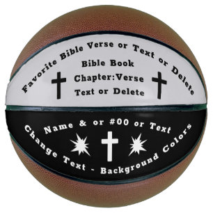Basketball Ball - personalisierte Bibelverse Ball