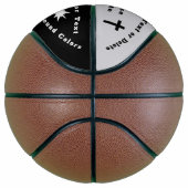 Basketball Ball - personalisierte Bibelverse Ball (Rechts)