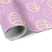 Basketball Ball Pink Muster Sport Geschenkpapier (Rolleneckpunkt)