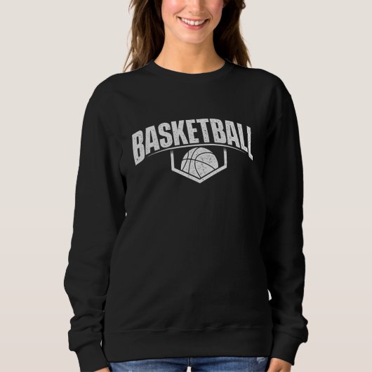 Basketball Ball Player Game Trainer Sport Sweatshirt (Vorderseite)