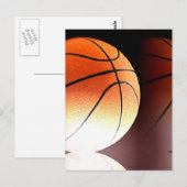 Basketball Ball Post Cards Postkarte (Vorne/Hinten)