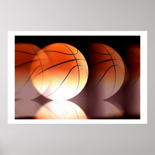 Basketball Ball Poster drucken (Vorne)