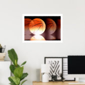 Basketball Ball Poster drucken (Heimbüro)