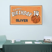 Basketball-Ball-Sport-Happy Geburtstag Hintergrund Banner (Messeveranstaltung)